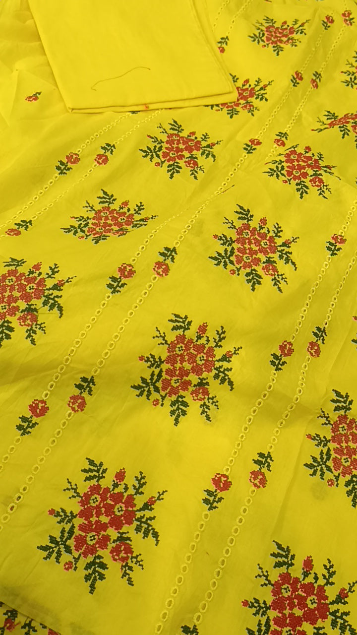 2pc line chicken kari yellow lawn