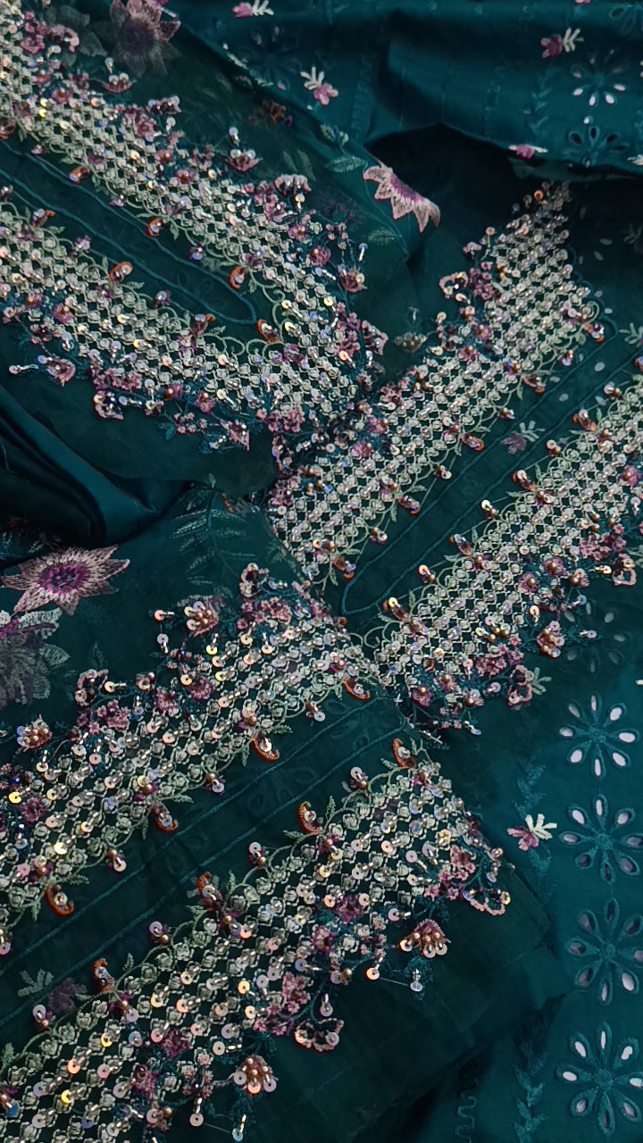 3pcEmaan handmade sea green