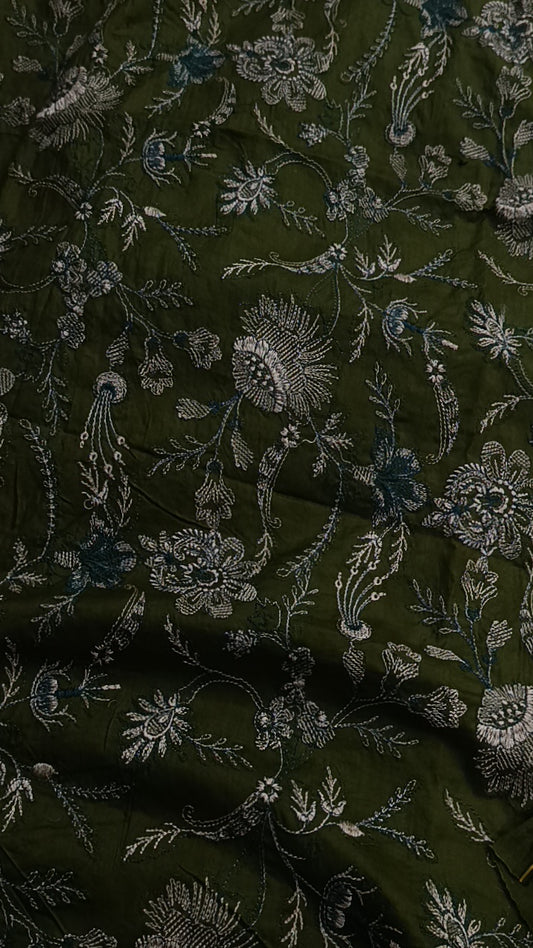 2pc phool Mehndi lawn