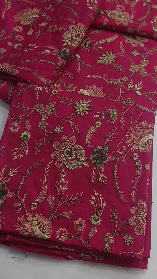 2pc phool shocking pink lawn