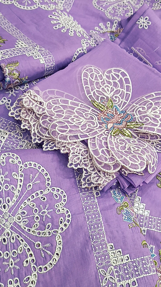 3pc Twilight lilac lawn