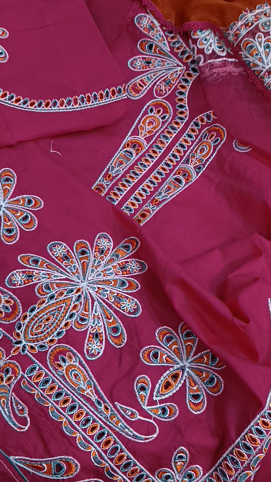 3pc jazmin ujala lawn
