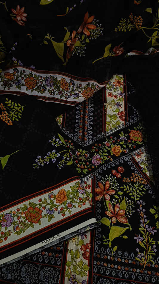 3pc opn style black lawn