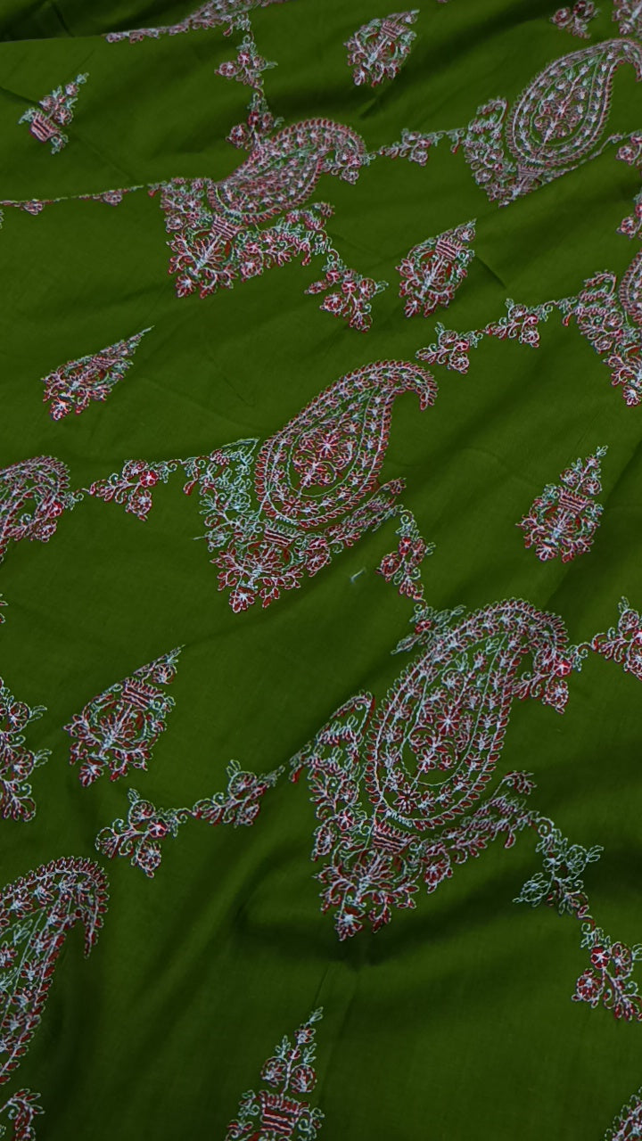 2pc paan jaan mehndi red lawn