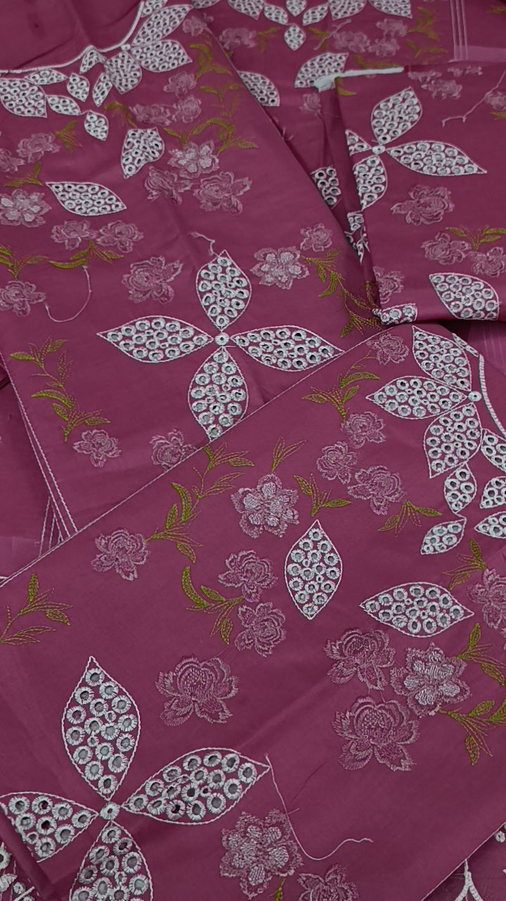 2pc pride dark tea pink lawn
