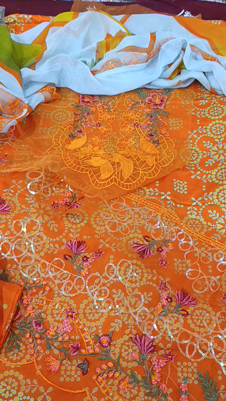 3pc orange nut lawn