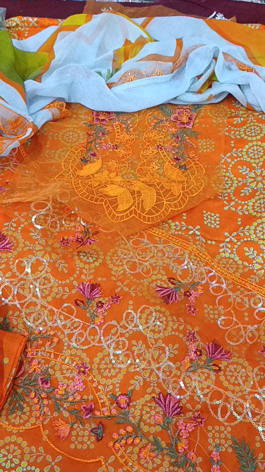 3pc orange nut lawn