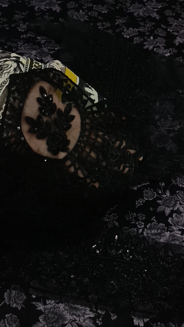 3pc Glory black lawn