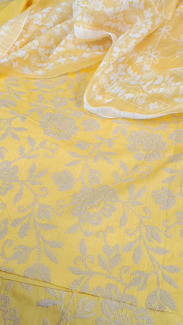 3pc shamma  yellow lawn
