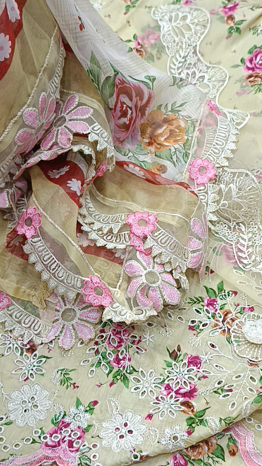 3pc fairy tale yellow lawn