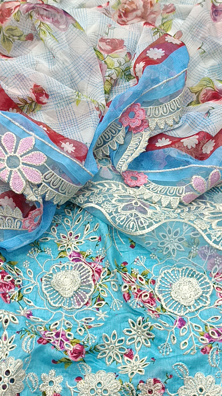 3pc fairy tale blue lawn