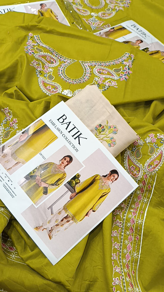 2pc batik Dhani lawn