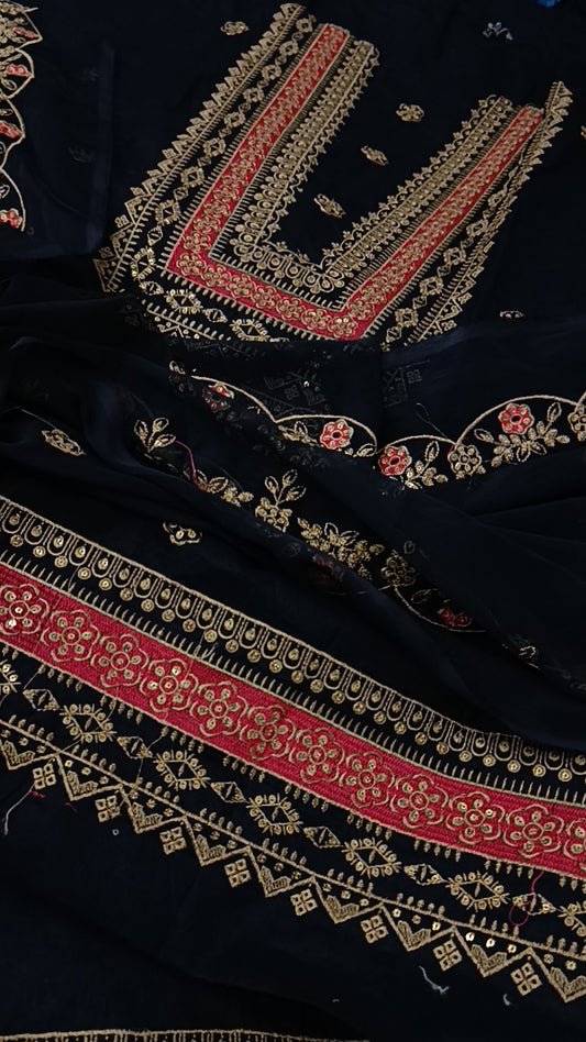 3pc statement neck lawn