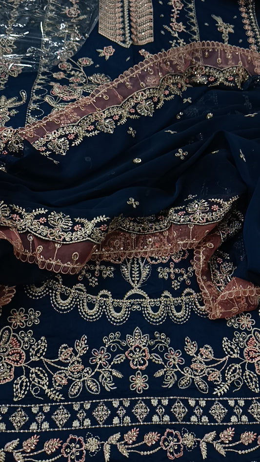 3pc peach Patti zink lawn