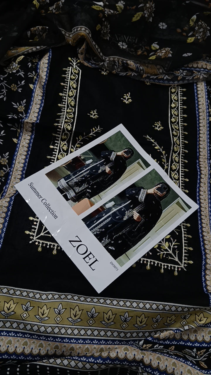3pc zoel black lawn