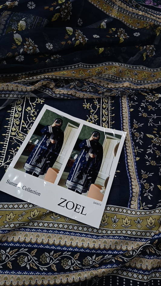 3pc zoel blue lawn