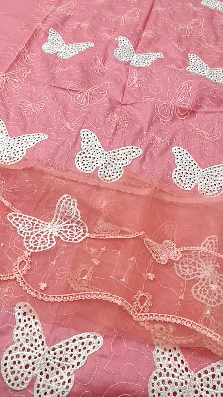 2pc titliii lawn pink