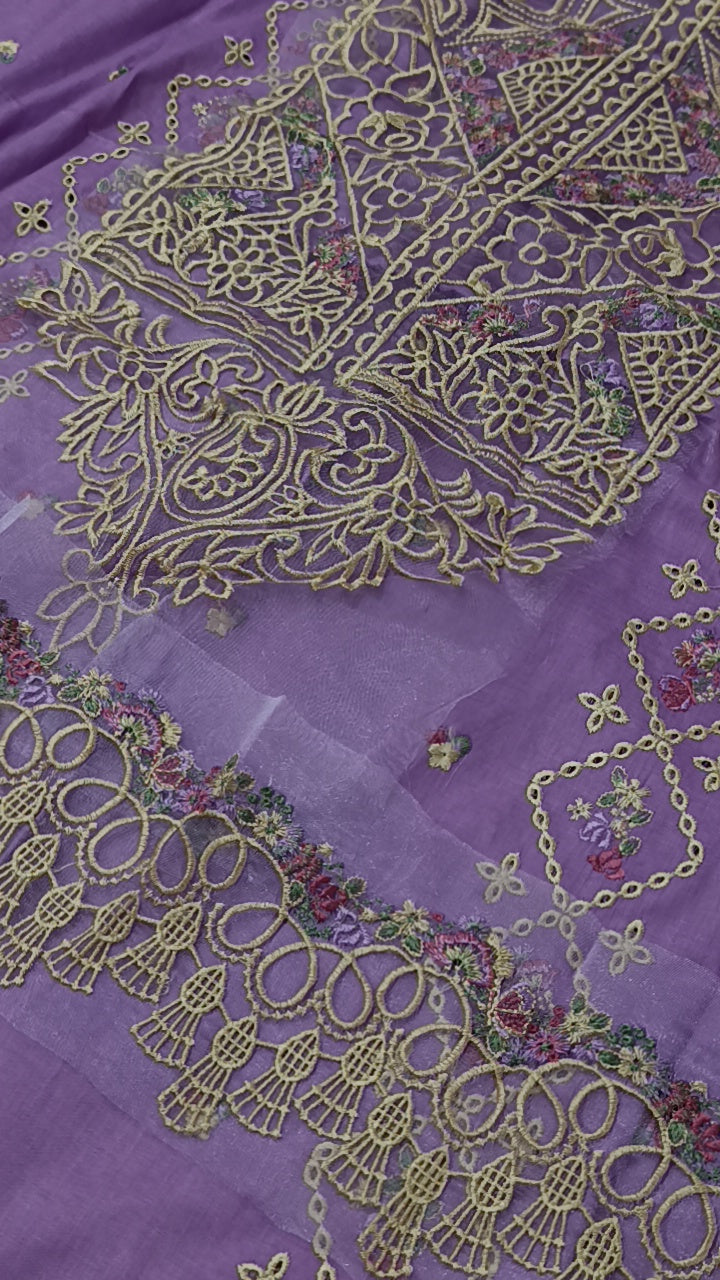 2pc neelofar lilac lawn