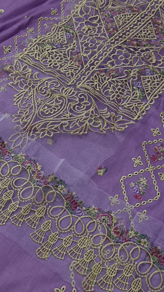 2pc neelofar lilac lawn