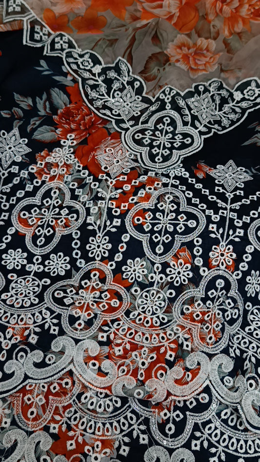 3pc zink zara lawn