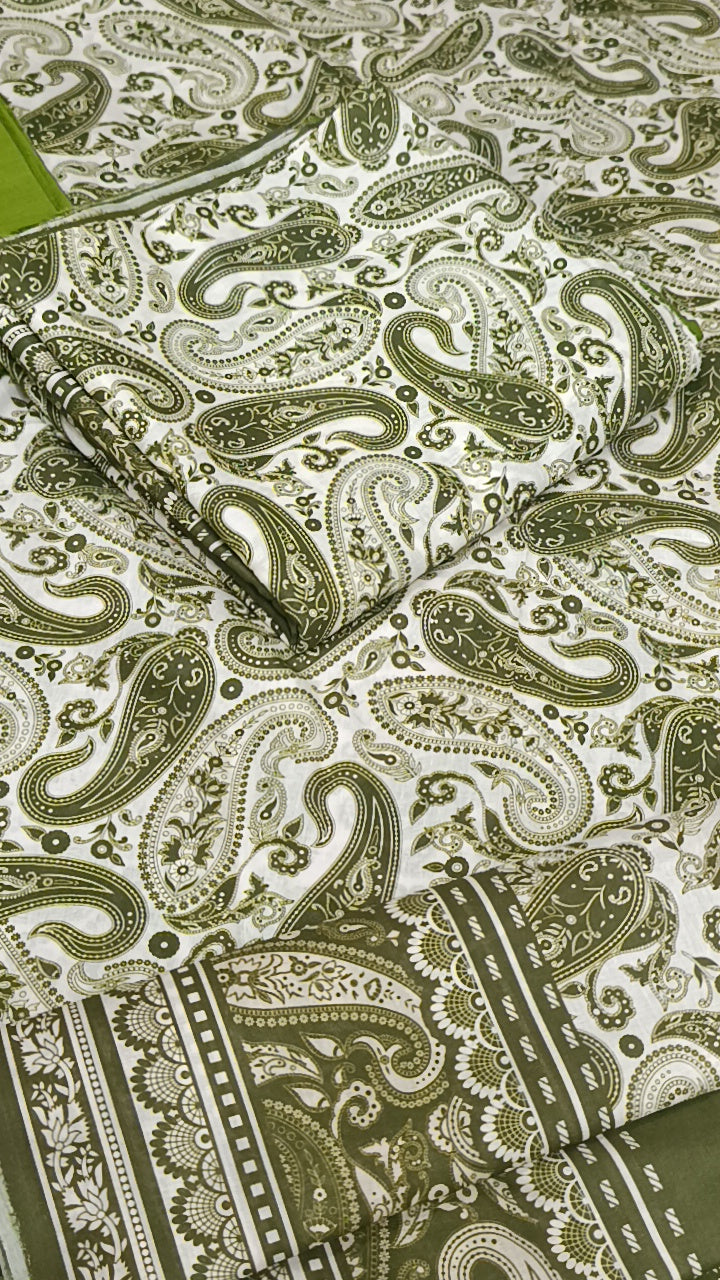 3pc Alkaram Dhani bell lawn