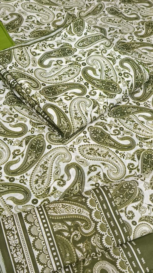 3pc Alkaram Dhani bell lawn
