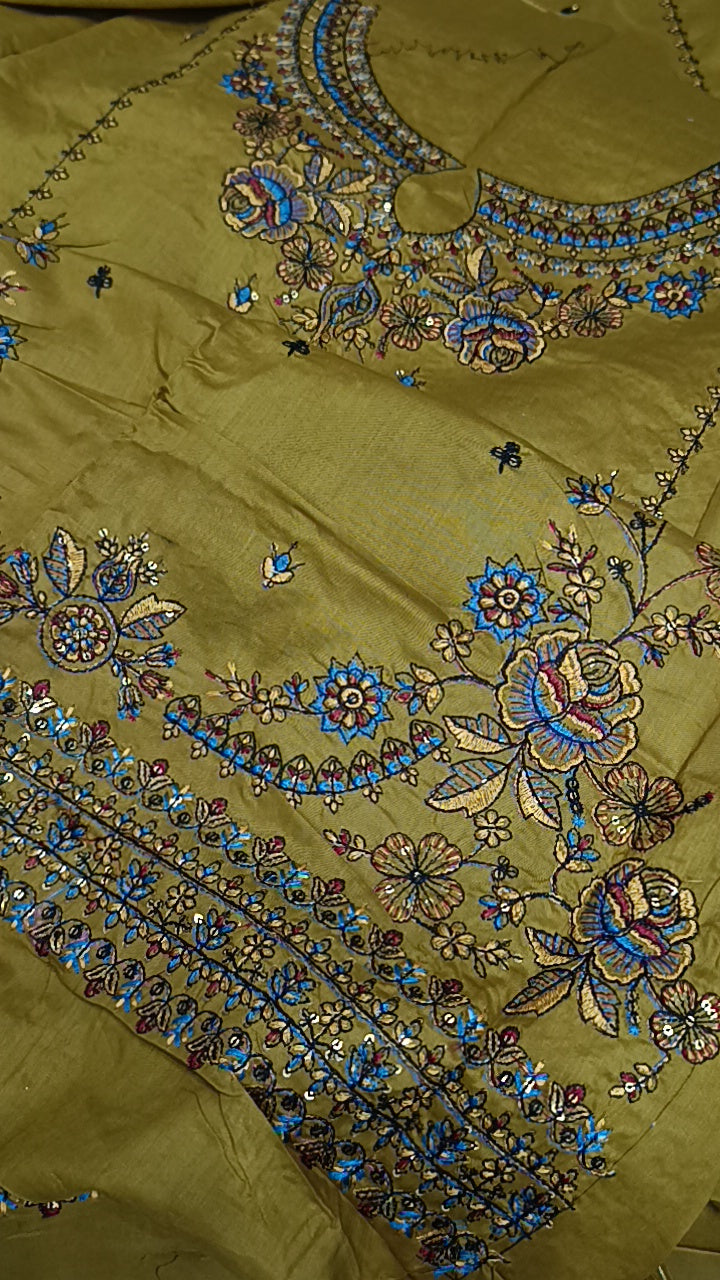 2pc batik tobacco lawn
