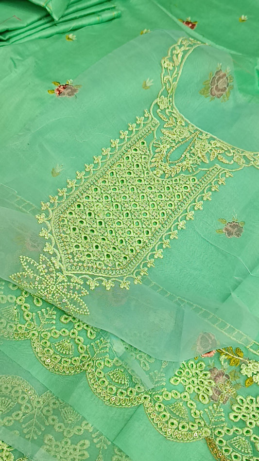2pc apple green Nikola lawn