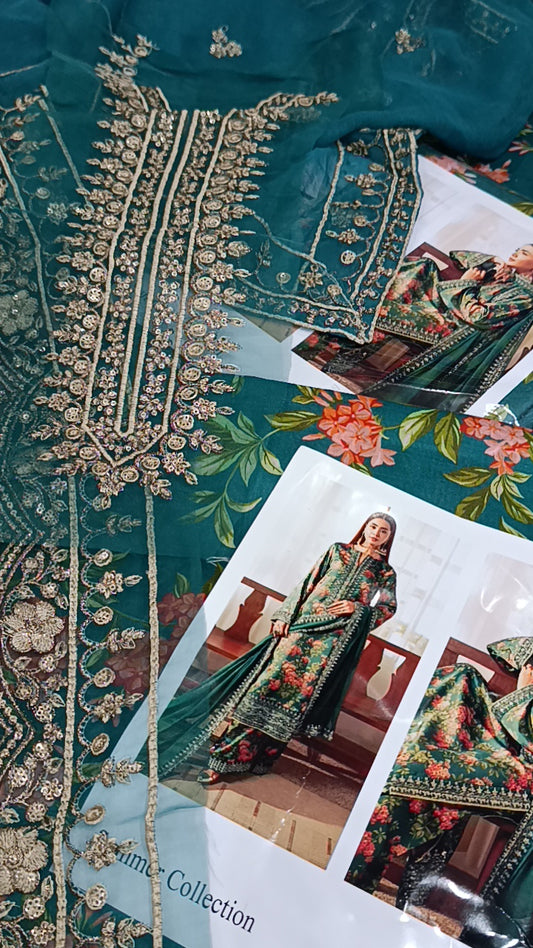 3pc gajra green lawn
