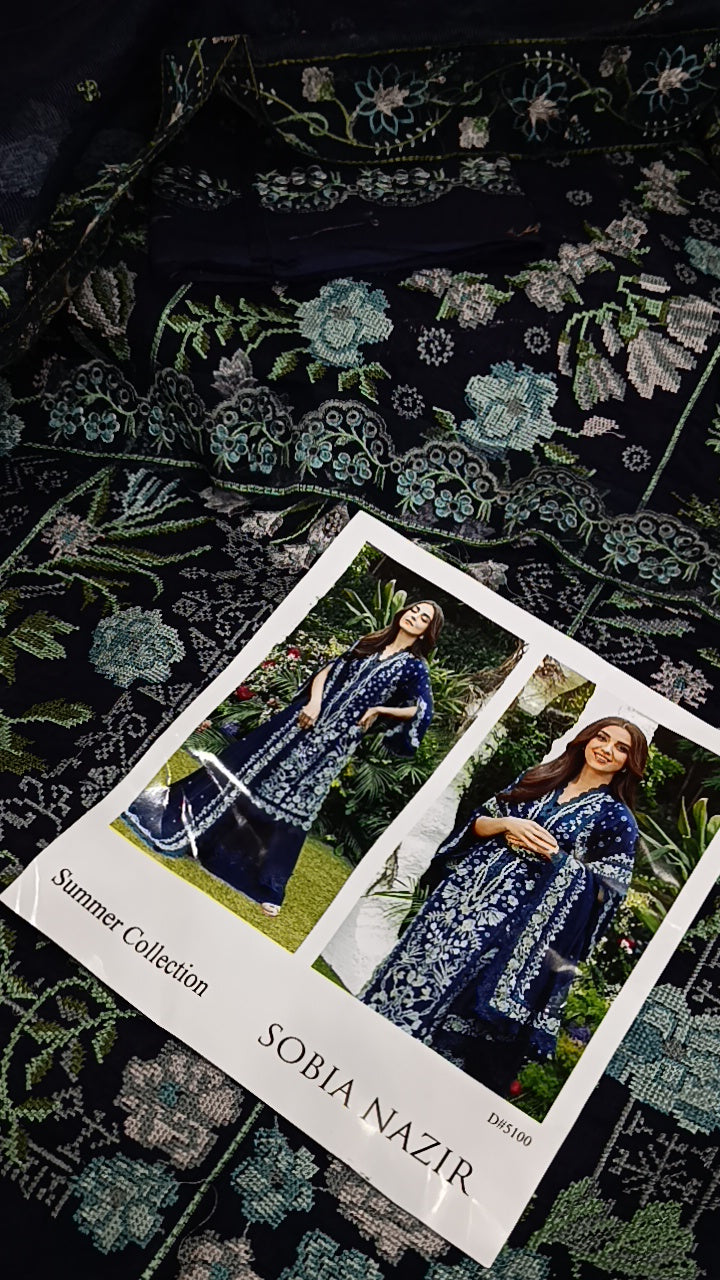 3pc Maya blue lawn