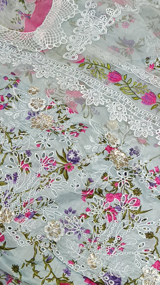 3pc aneelas 3d Zahra lawn