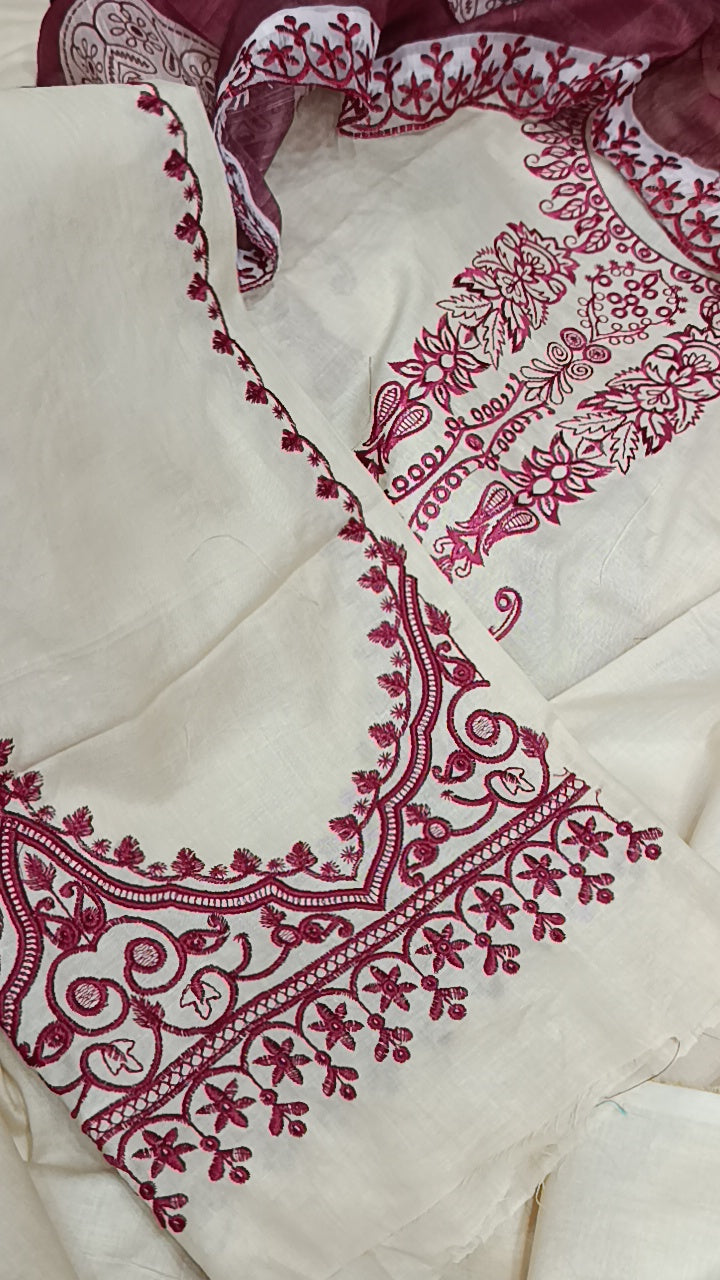 3pc baroque skin lawn
