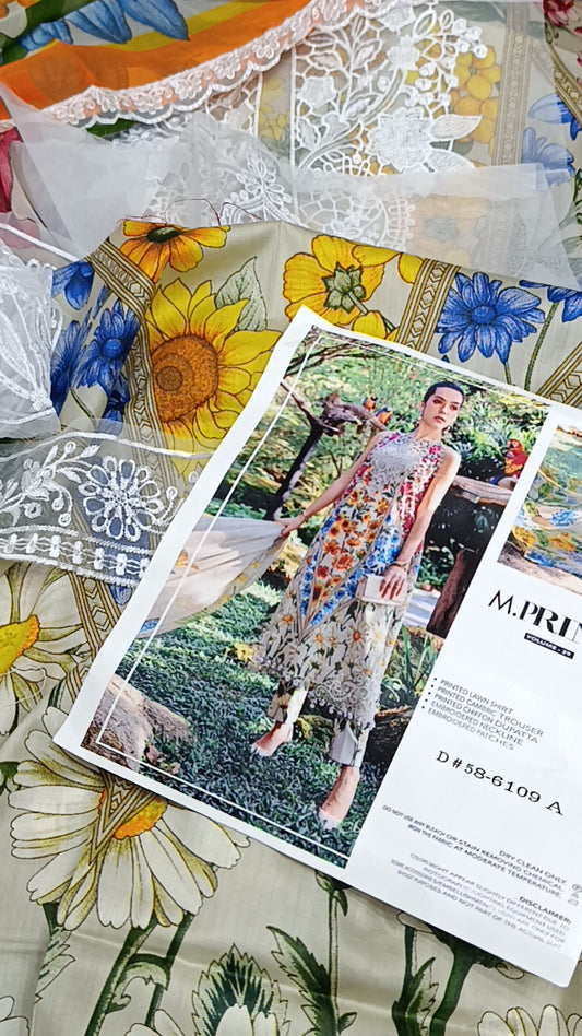 3pc maria b sale multi lawn