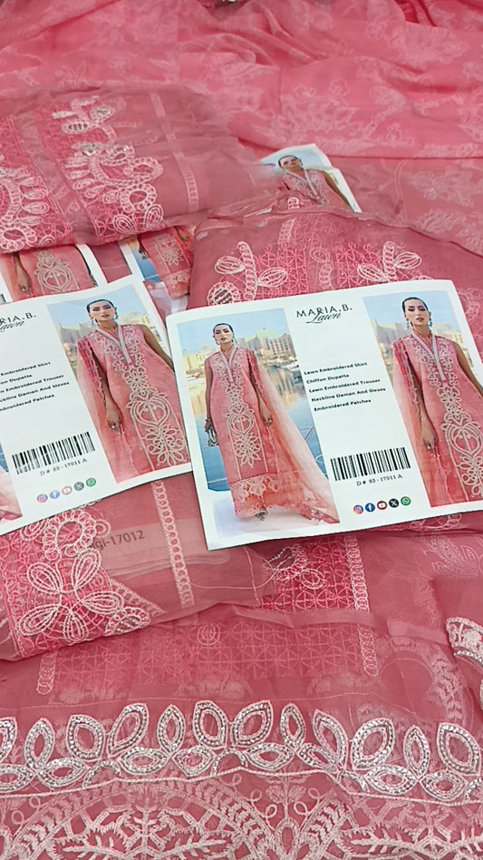 3pc good will pink lawn