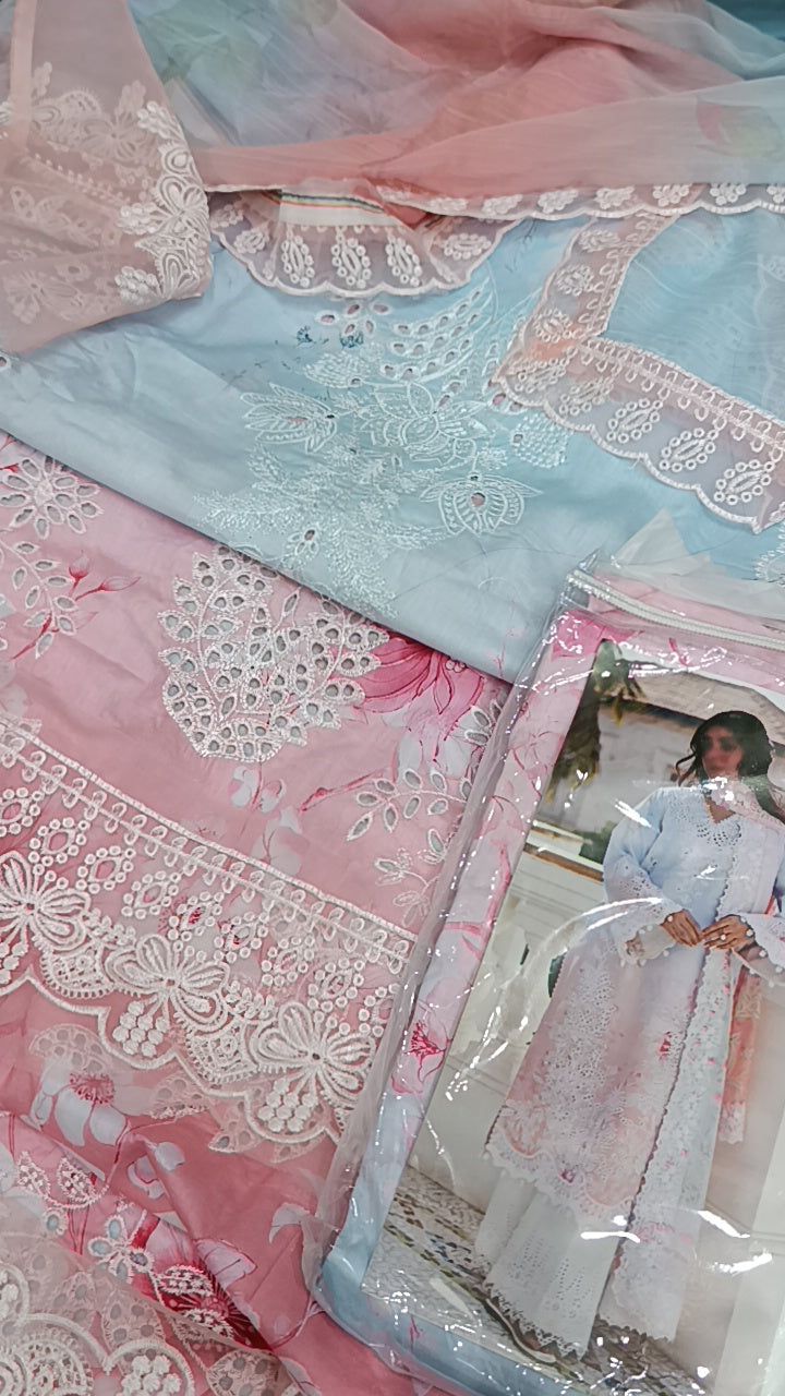 3pc afrozeh asthetic lawn