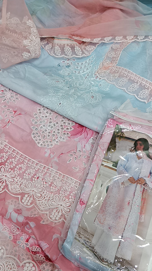 3pc afrozeh asthetic lawn