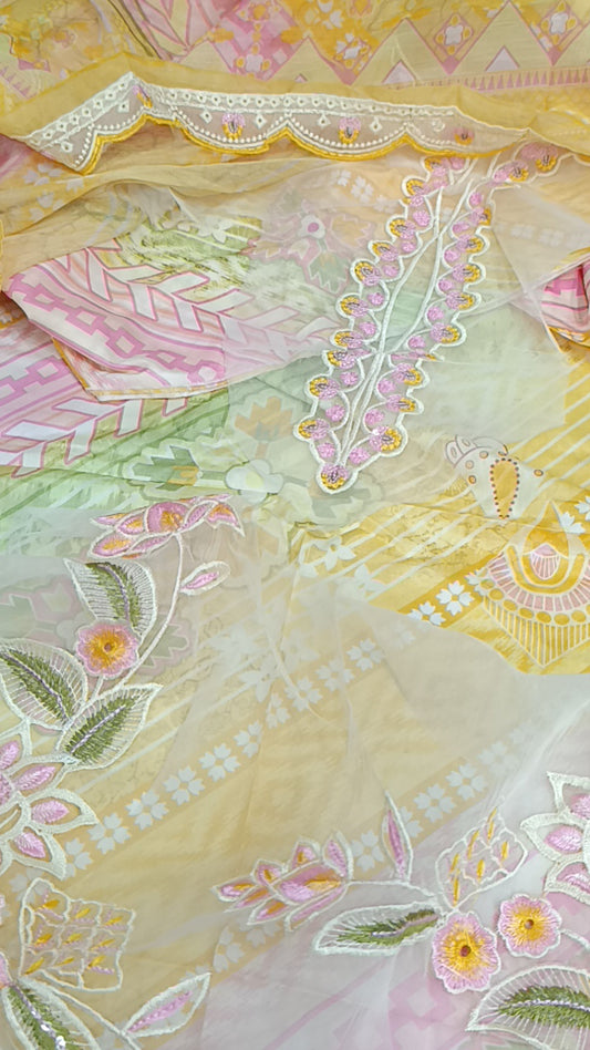 3pc Farah talib Aziz lawn