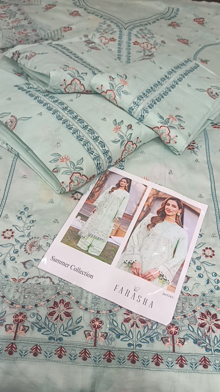 3pc farasha pistachio lawn