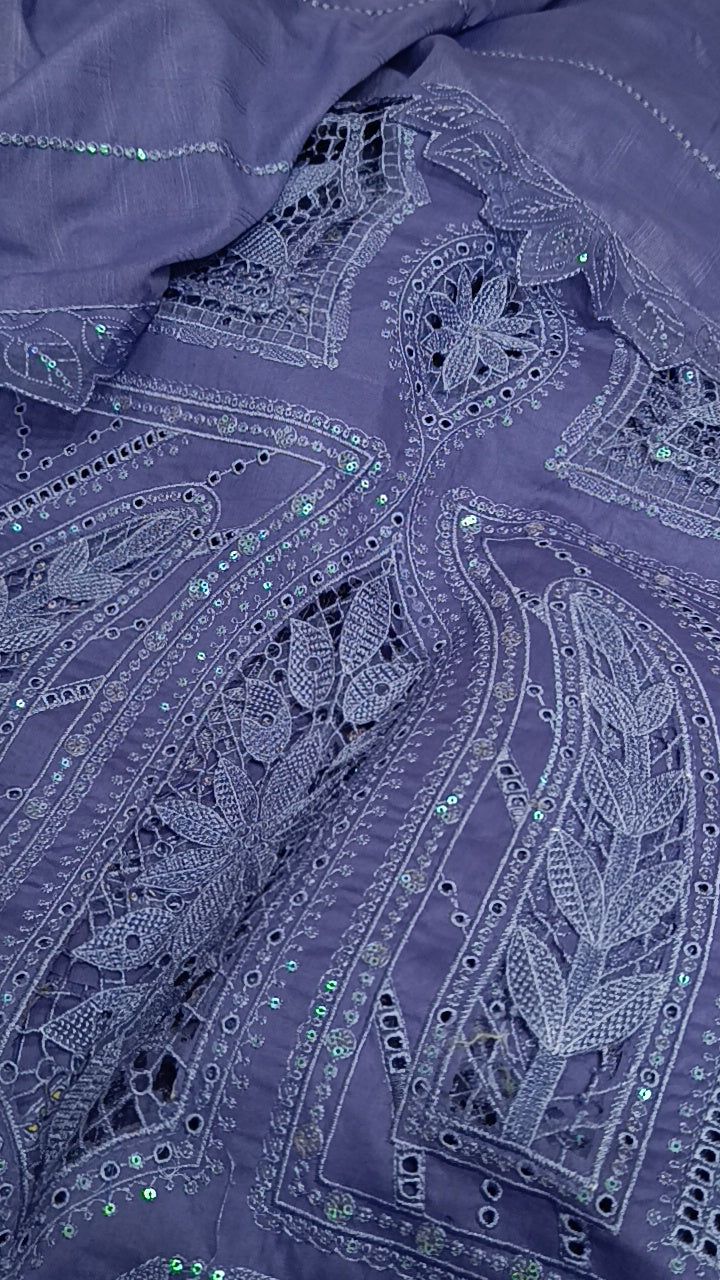 3pc korishia purple lawn