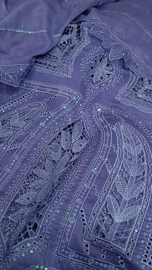 3pc korishia purple lawn