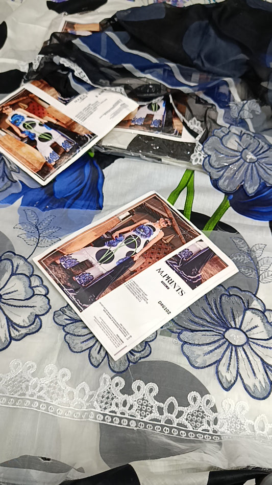 3pc MB gaint blue white lawn