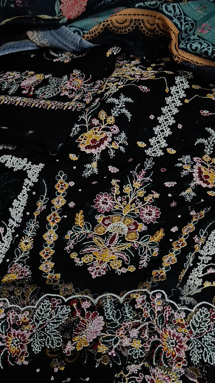3pc new cloud black lawn
