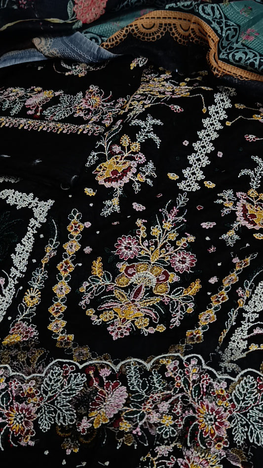 3pc new cloud black lawn