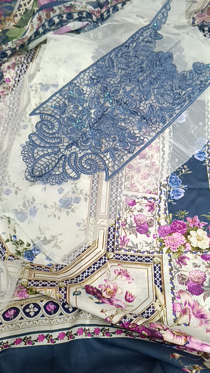 3pc elaaf urgent  blue lawn