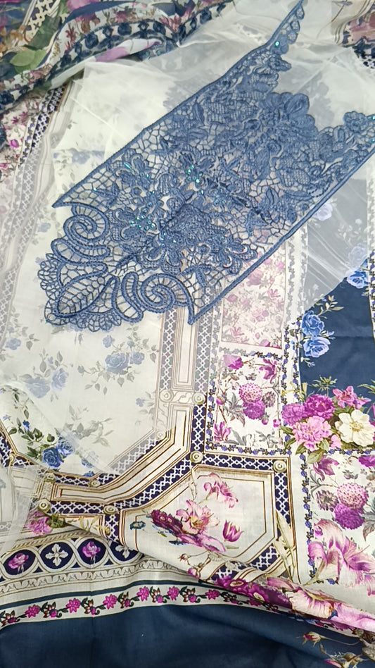 3pc elaaf urgent  blue lawn