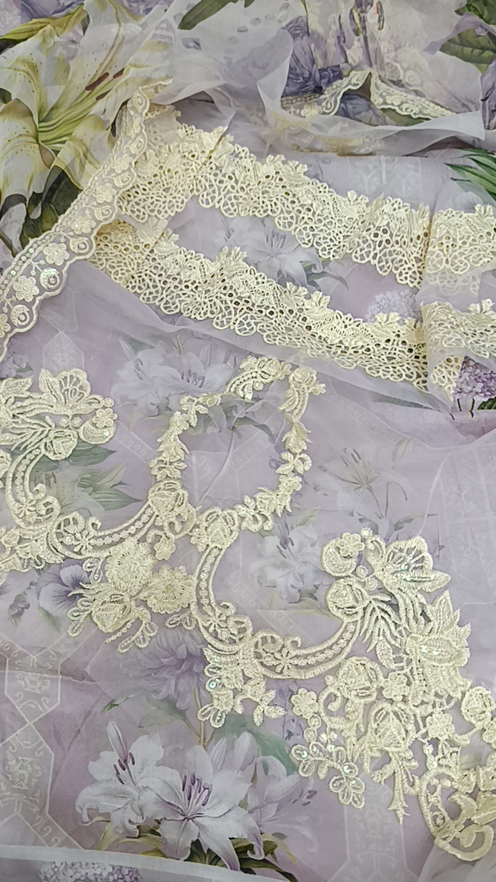 3pc Feng Elaf lilac lawn