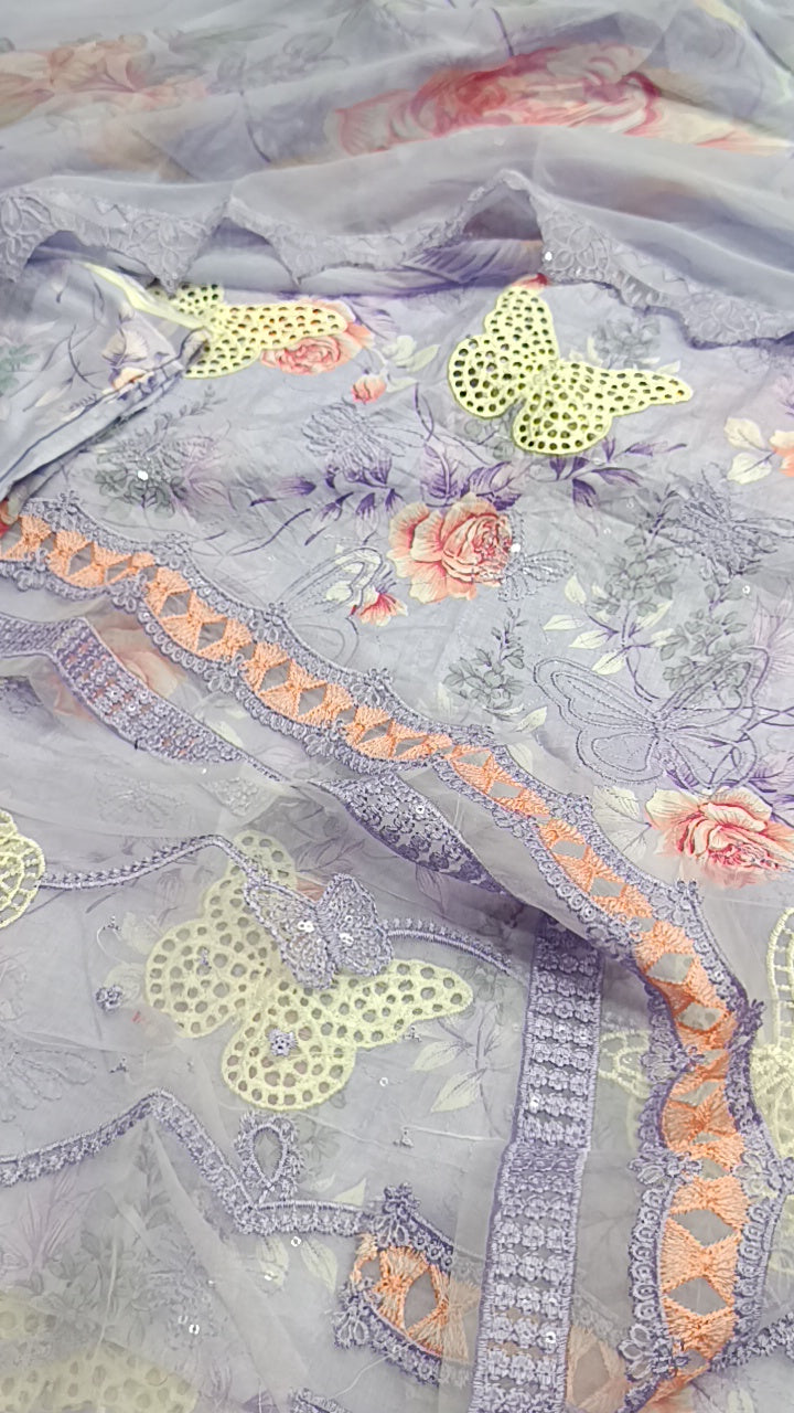 3pc butterfly lilac lawm
