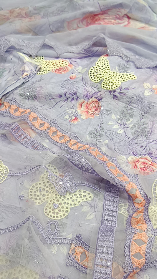 3pc butterfly lilac lawm