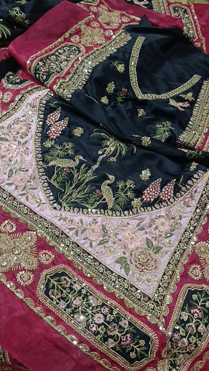 2pc Shakira silk black
