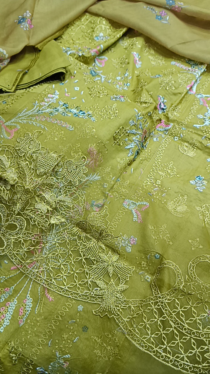 3pc Dhani crisp lawn